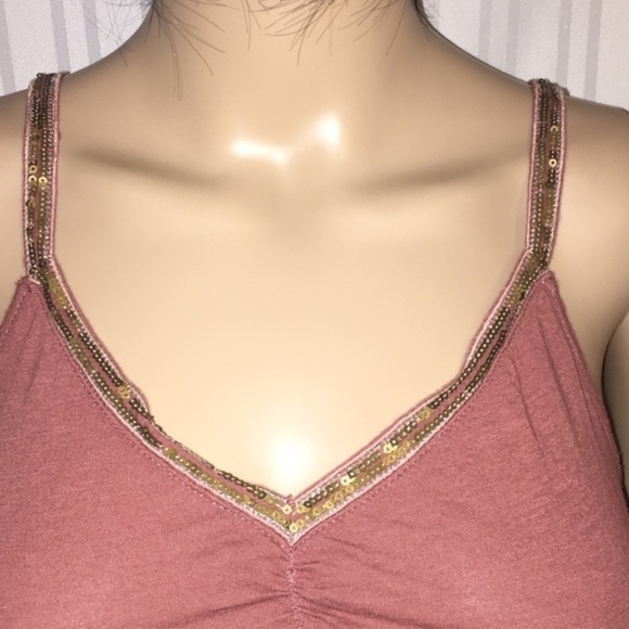Aerie Tank Top Size Small Maroon - Picture 2 of 11